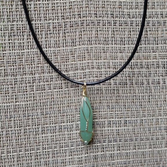 Natural Green Aventurine necklace 🐢 - Picture 3 of 5
